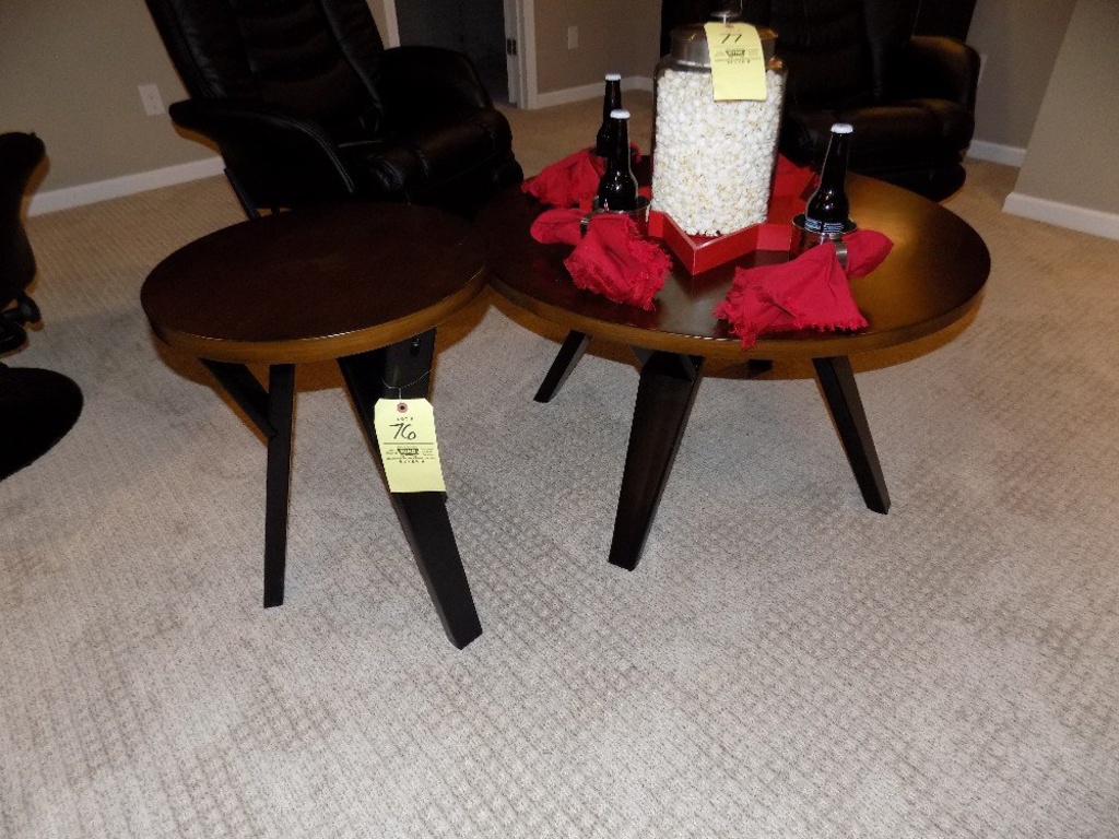 Lot Ashley Furniture Coffee And End Table Set Proxibid