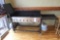 Two Tank Propane Portable grill on wheels