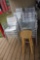 (23) Metal Chairs, Wood Bar Stool