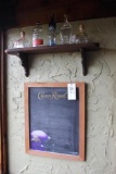 Crown Royal Chalk Board & Decor Items