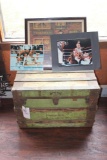 Wooden Trunk & Boxing Pictures
