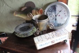 Decor Items Inc. Clock, Fish, Plate, Pot