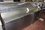 Refrigerated Stainless Steel Prep Table