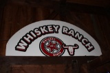 Large Whiskey Ranch Sign