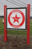 Whiskey Ranch High Output Fluorescent Aluminum Lighted Sign
