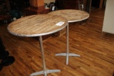 (2) Bar Height Tables