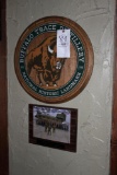 Wooden Buffalo Sign