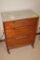 Rolling 3-drawer chest of drawers