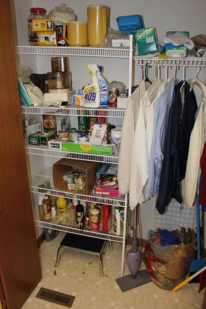Lot Contents Of Laundry Room Pantry Cabinet Proxibid Auctions