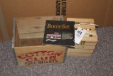 Bocce set & Cotton Club Crate