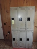 Tennsco 6-Section Lockers