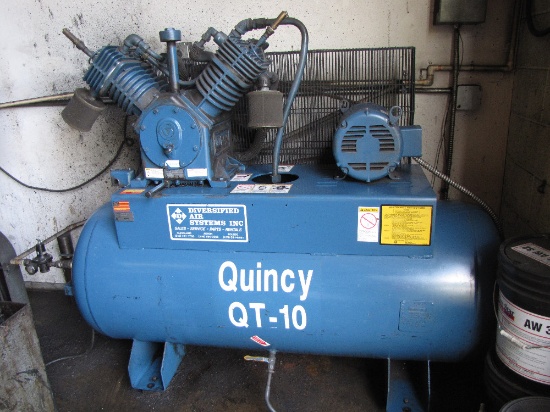 Quincy 120-Gal. QT-10HP Horizontal Shop Compressor