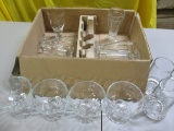 Glass Ice Cream Set