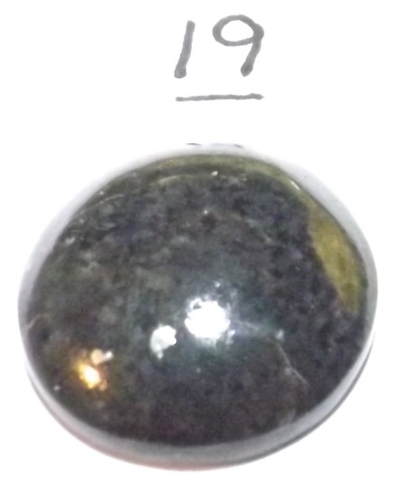 Varigated Color Arrangement Of Jadeite, 3 Grams, 3/4" Diameter