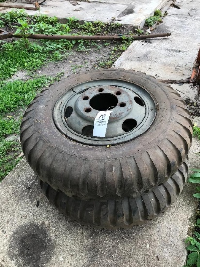 Goodyear 9.00-20 Tires and Rims