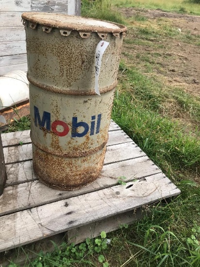 Mobil Oil Drum