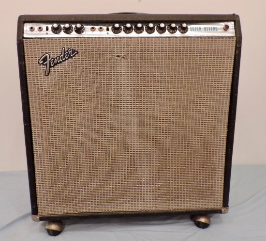 Fender Super Reverb Amplifier Non-Master Volume Silverface - 1974