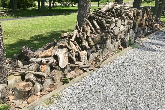 Firewood 4' Tall x 20' Long