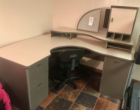 Corner Computer Desk With Chair