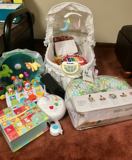Child's Bassinet, Fisher Price Toys, Nursing Pillow, Misc.