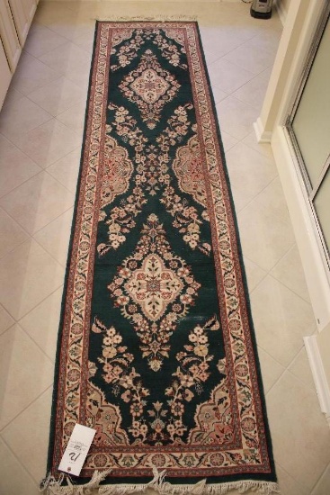 Hand Woven Rug Approx. 10' x 2.5'