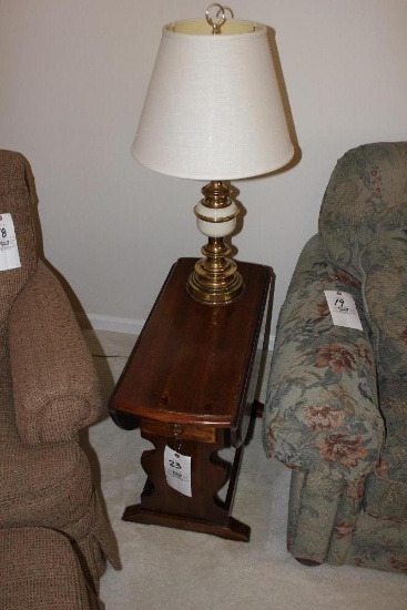 End Table W/ Drawer & Lamp