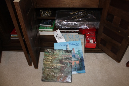 Contents of Server inc. Hardback Books & Linens