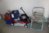 Radio Flyer Wagon & Hose Reel