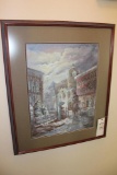 Kimberly Erb Winter City Print