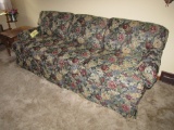 Clean 3 cushion floral sofa