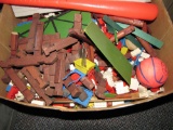 old toys inc. American blocks - lincoln logs - etc
