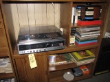 Sony HME-418 stereo w/8 track player & turn table - speakers - 78 records - 8 track tapes