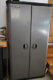 Craftsman Two-Door Storage Cabinet w/ Contents inc. Paint, Ropes, etc.