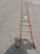 Werner 28' Fiberglass Ext. Ladder Single Section With Level Master Ladder Leveler