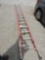 Werner 28' Fiberglass Ext. Ladder With Level Master Ladder Leveler