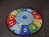 5 Clock Learning Rugs