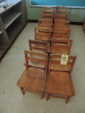 14 Wood Youth Chairs