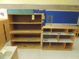 3 Wood Bookcases