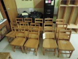 14 Wood Youth Chairs