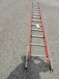 Werner 28' Fiberglass Ext. Ladder Single Section With Level Master Ladder Leveler