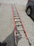 Werner 28' Fiberglass Ext. Ladder With Level Master Ladder Leveler