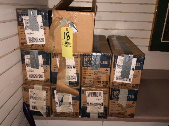 (9) Boxes Of T8U Fluorescent Bulbs