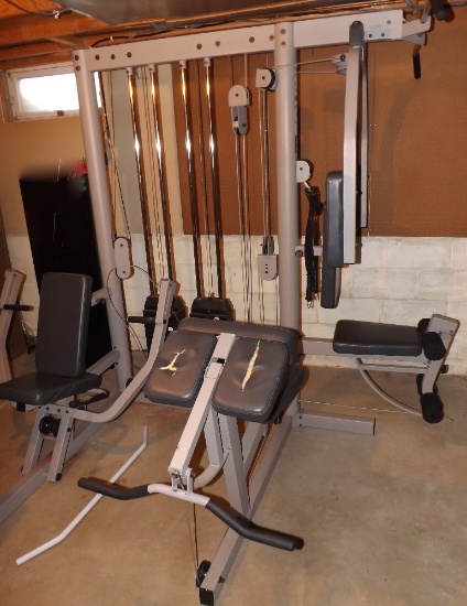 Image 5.2 Home Gym System With An Array Of Weight Stations