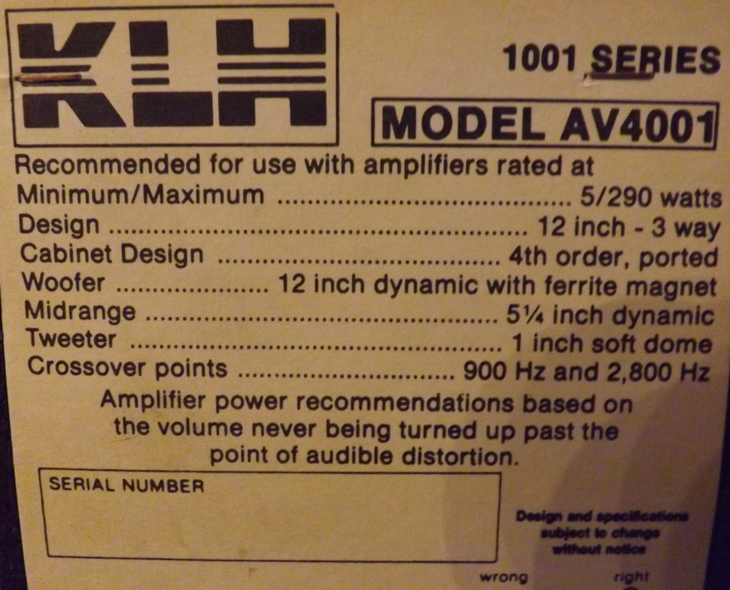 klh av 4001