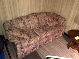Three Cushion Broyhill Floral Sofa