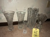 Bohemia Crystal, Vases, Pitcher, Sugar