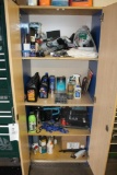 Cabinet W/ Contents Inc. ATF Fluid, Head Units, Sand Paper & Hardware