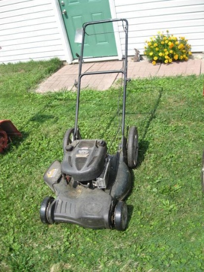 Yard machine self-propelled push mower