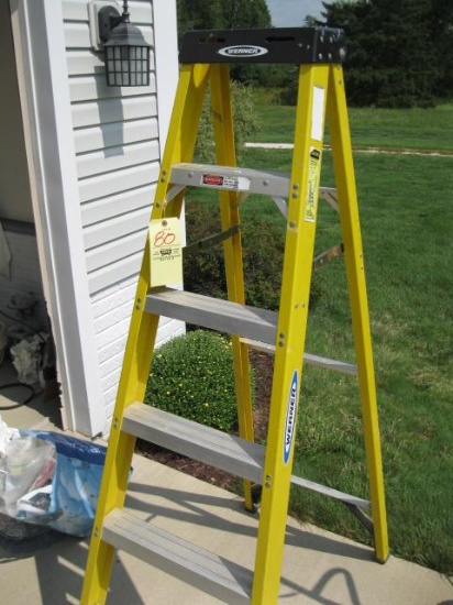 Werner fiberglass step ladder