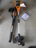 Worx trimmer & blower, cordless